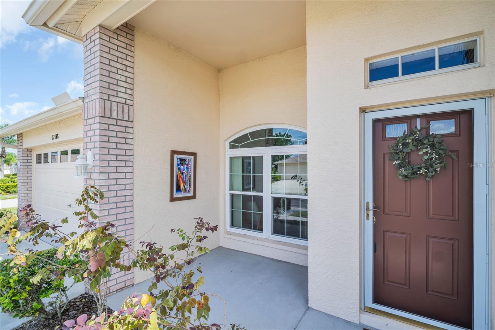 Front porch and door