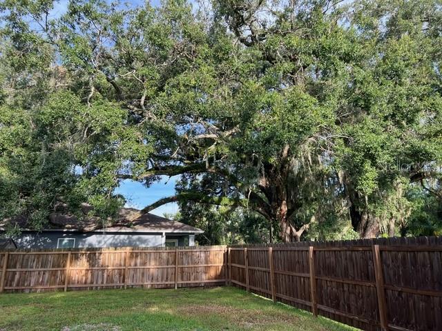 Fenced in Yard