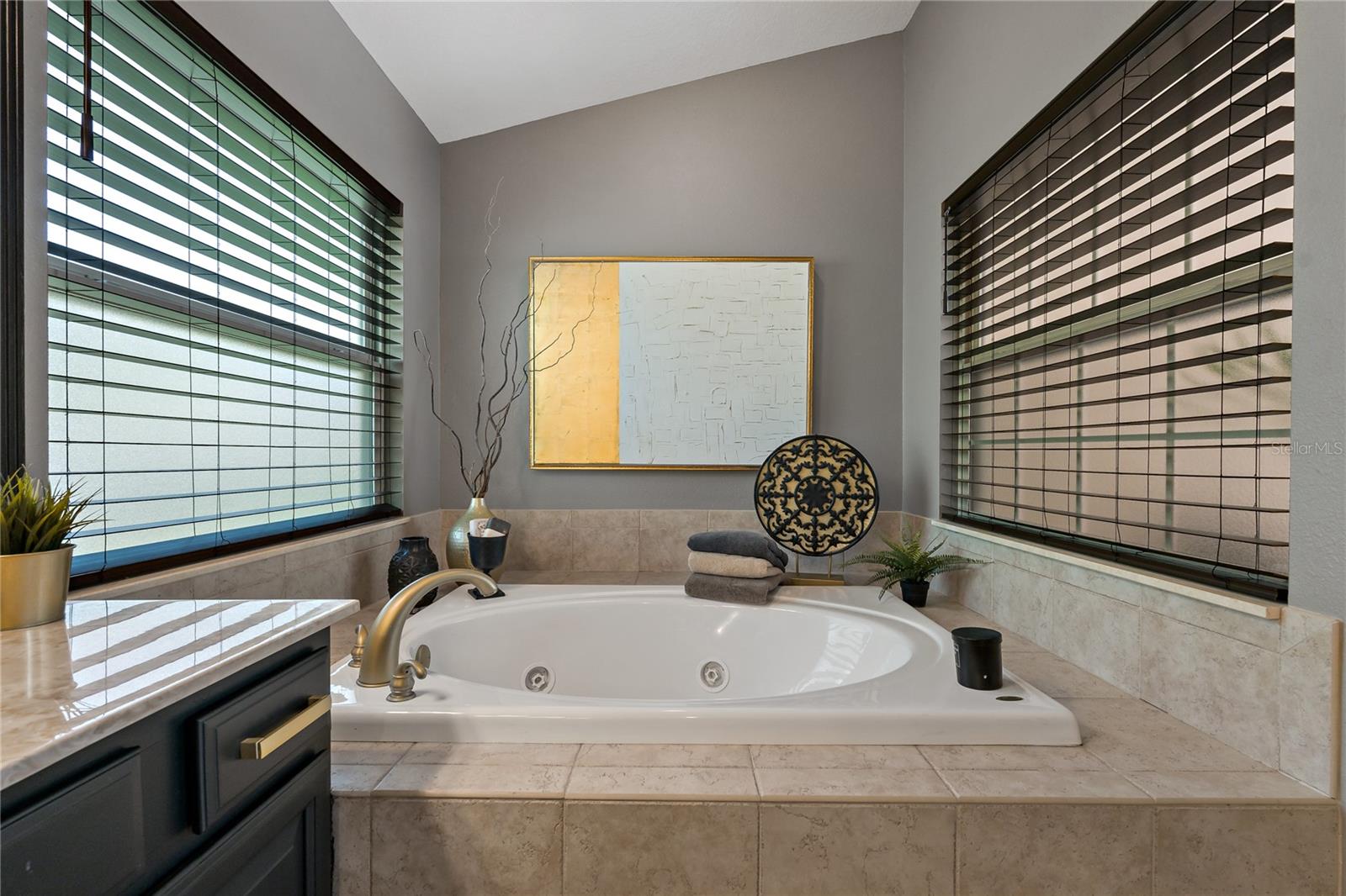 SOAKING TUB IN THE PRIMARY SUITE