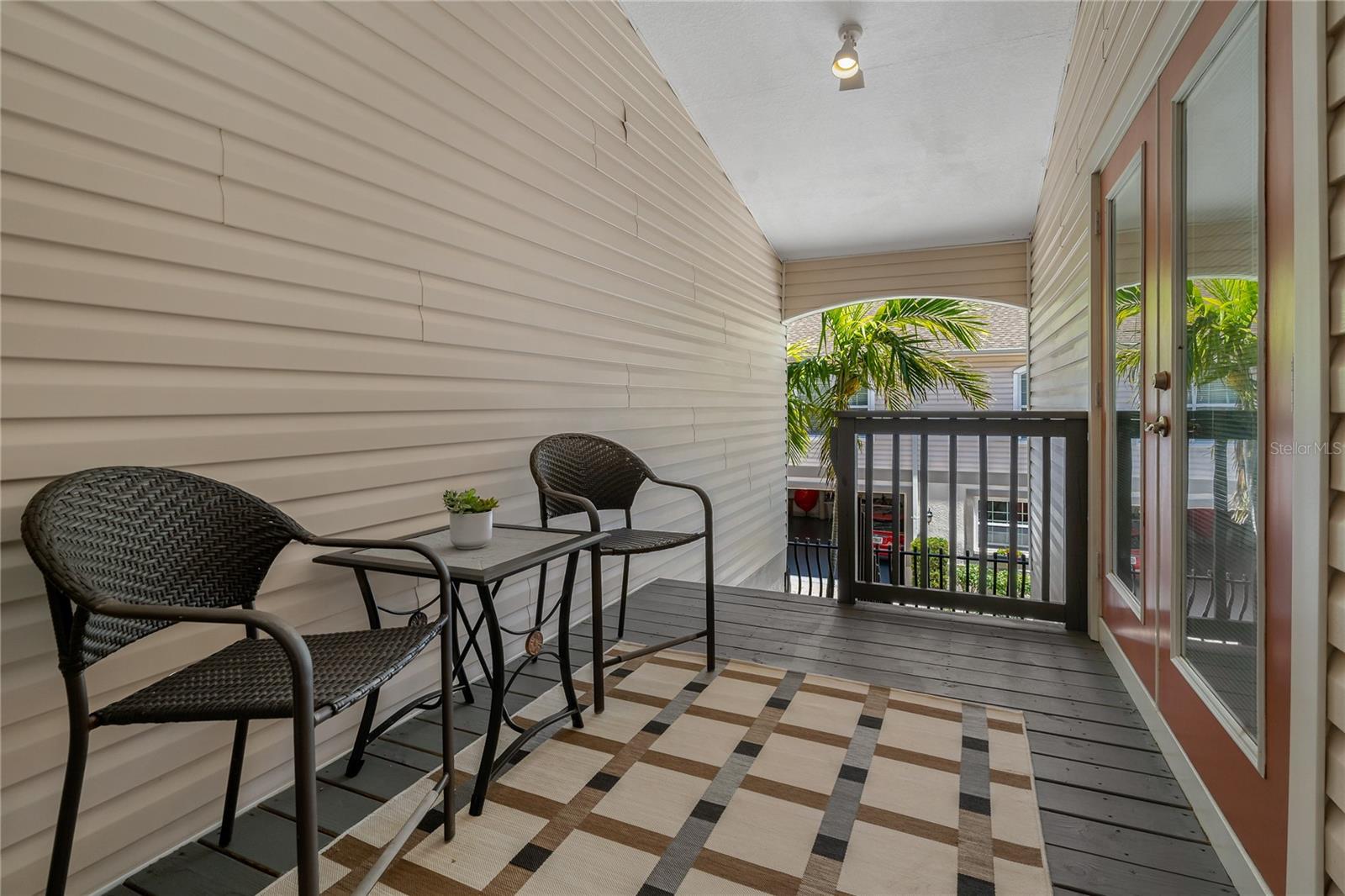 PRIVATE PATIO OFF THE PRIMARY SUITE