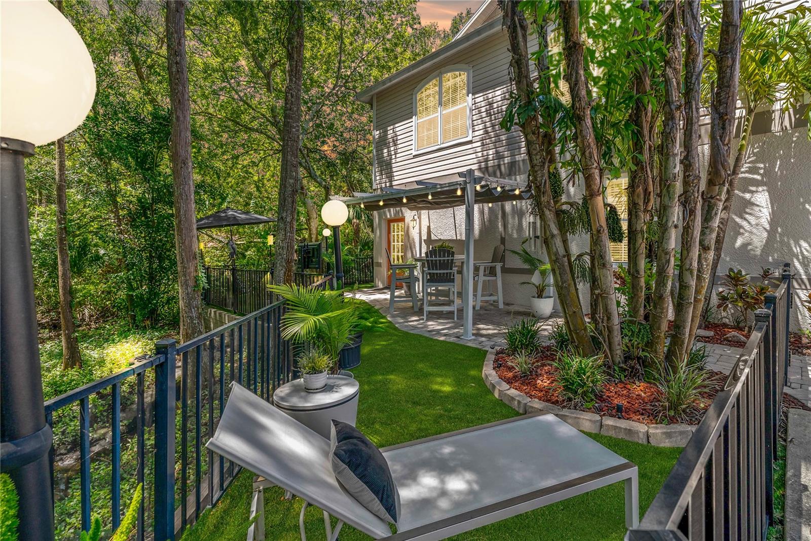 PRIVATE BACKYARD WITH CONSERVATION VIEWS!