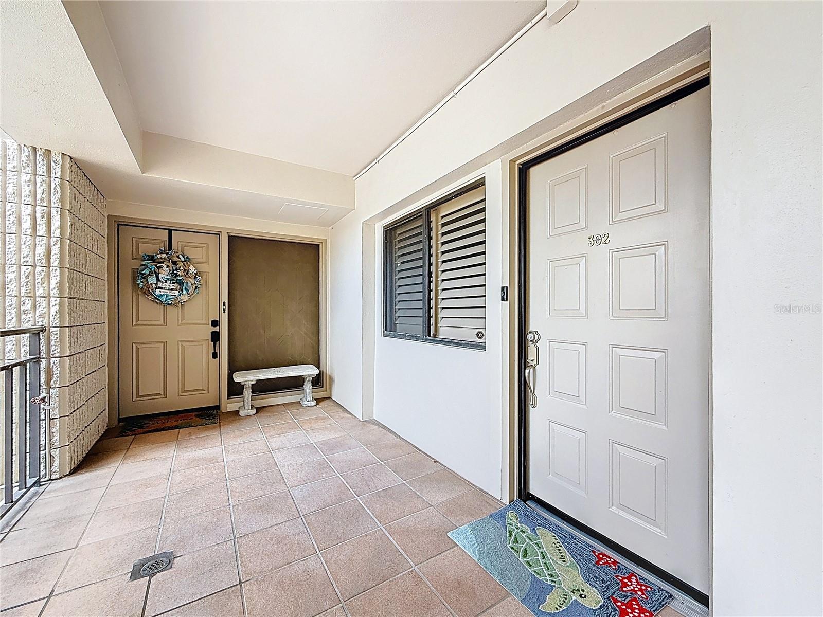3rd floor entrance for upstairs guest suite