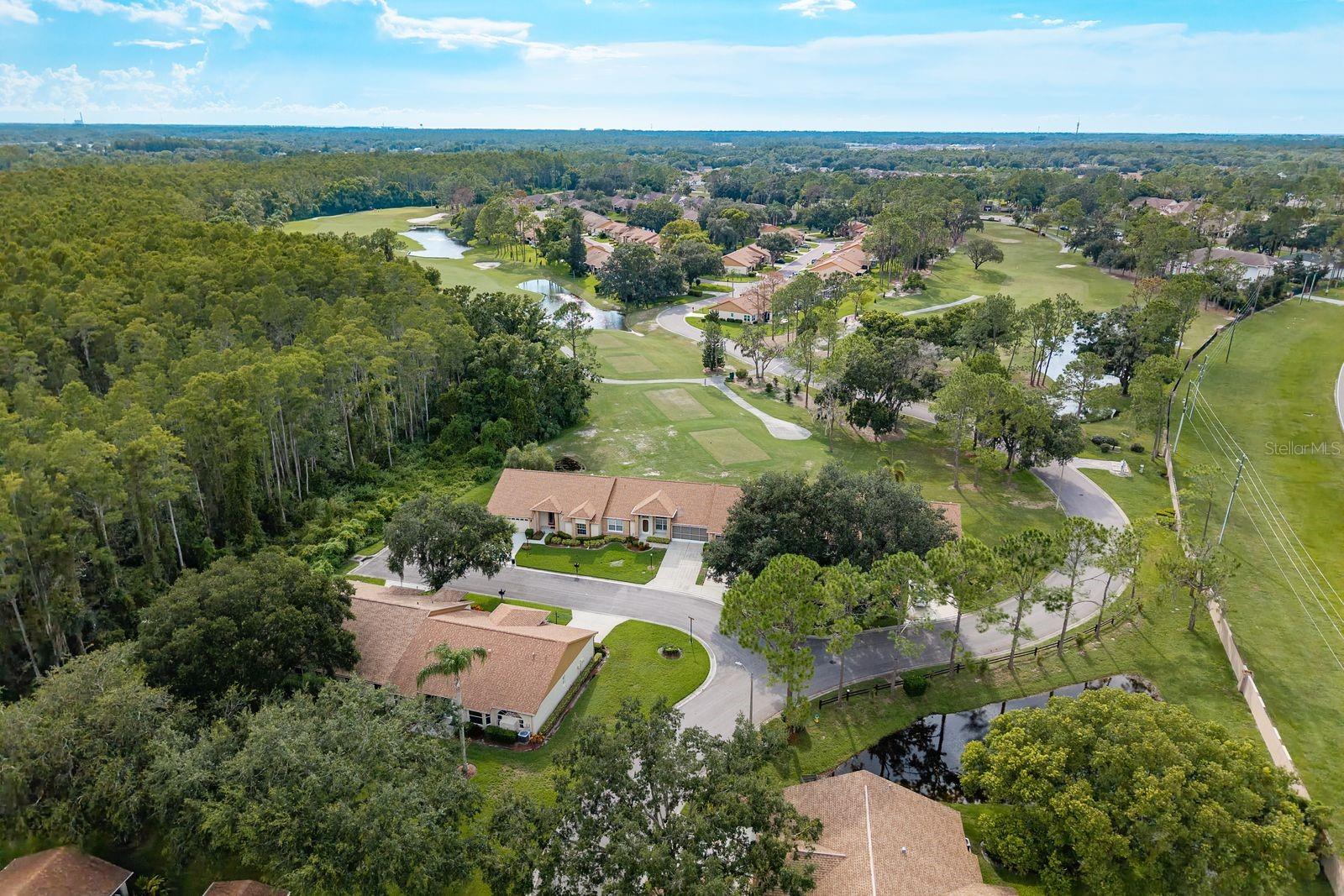 Aerial  and Golf Course View
