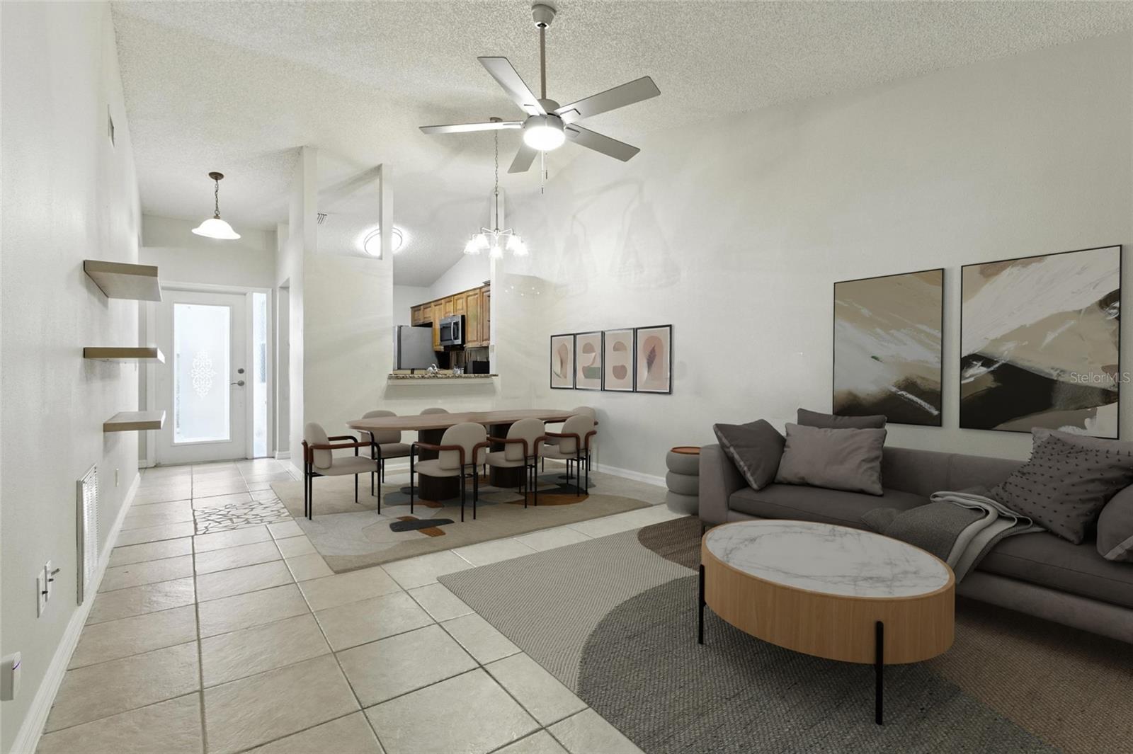 Open Concept LR/DR