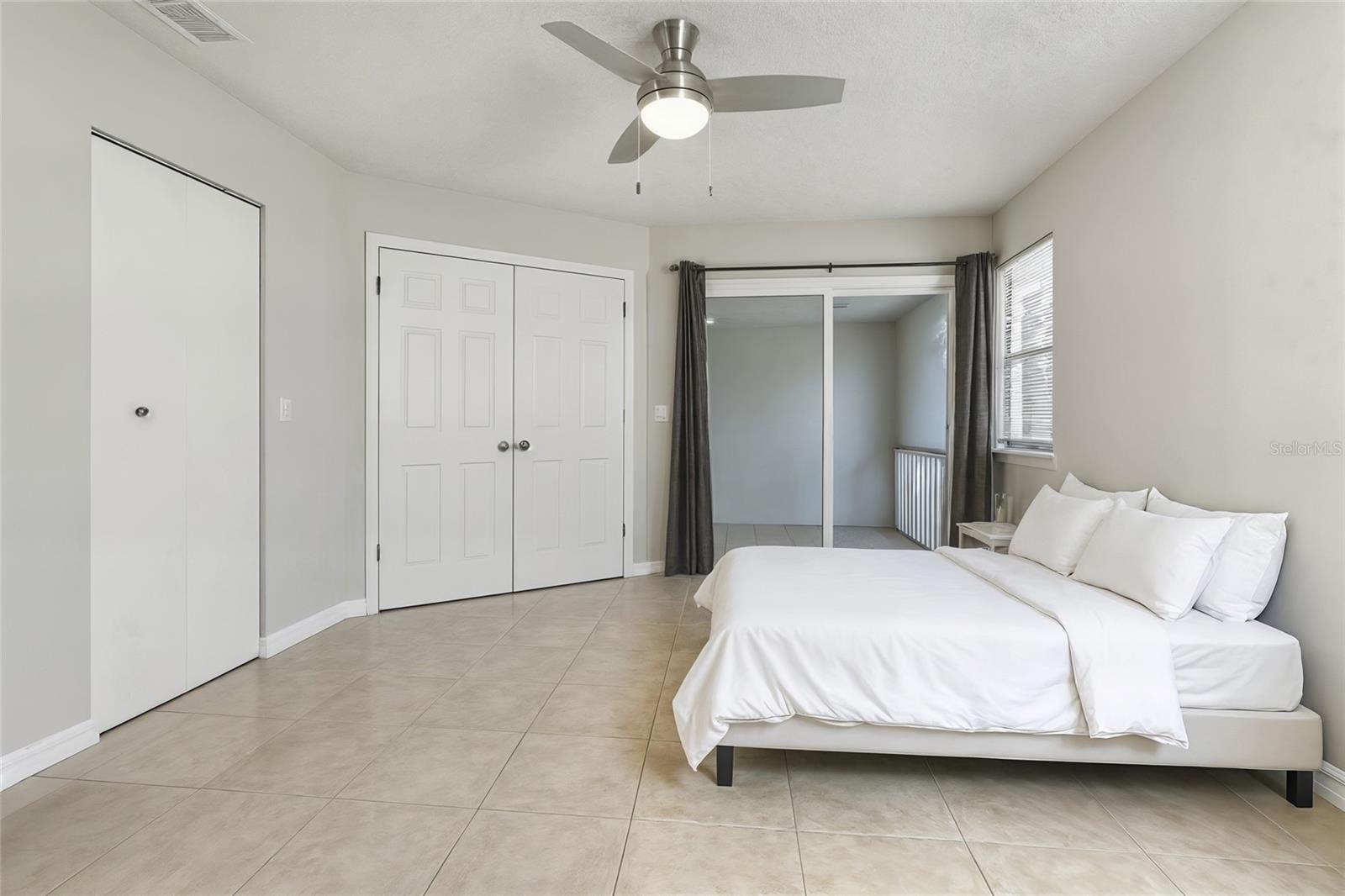 Primary Bedroom w/Access to Porch