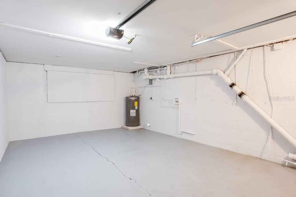 Inside Garage with Laundry Hookup