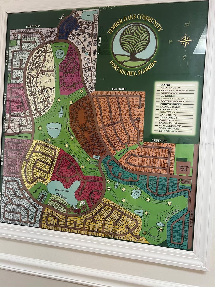 Timber Oaks Map