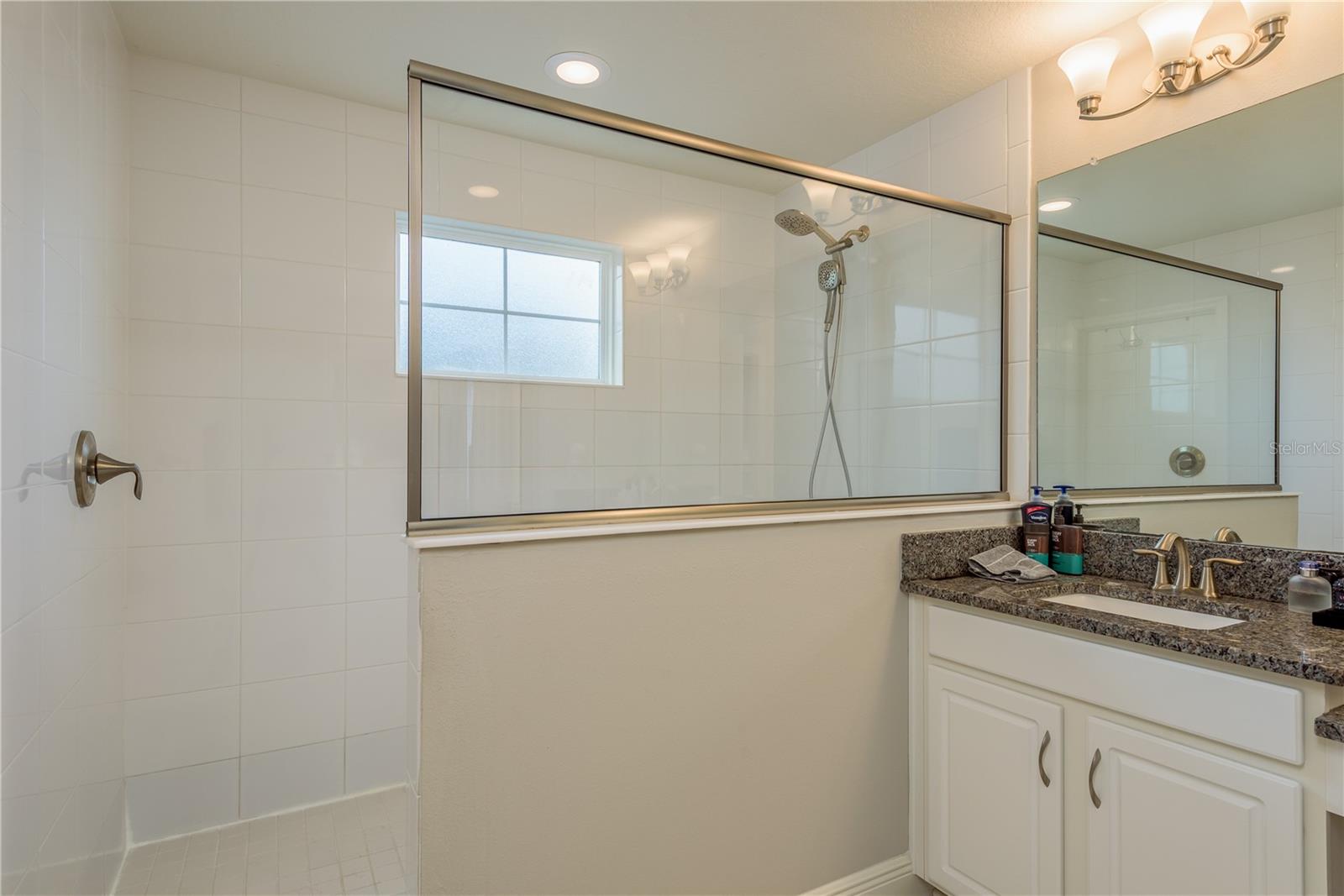 Primary Bathroom large Step in Shower