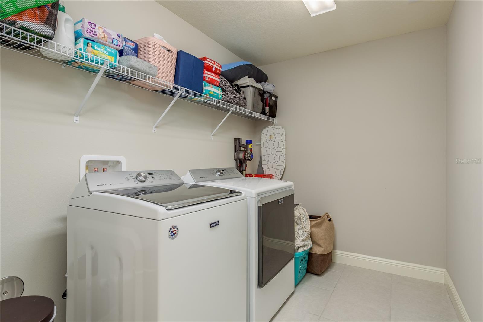 Laundry room on upper level