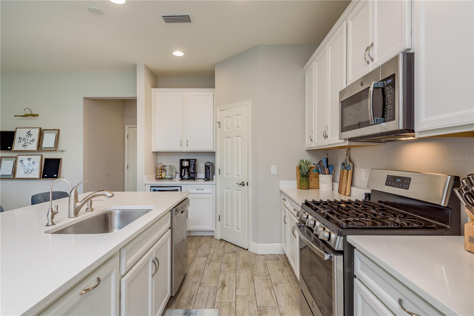 Gas Range! Closet Pantry! Coffee Bar!