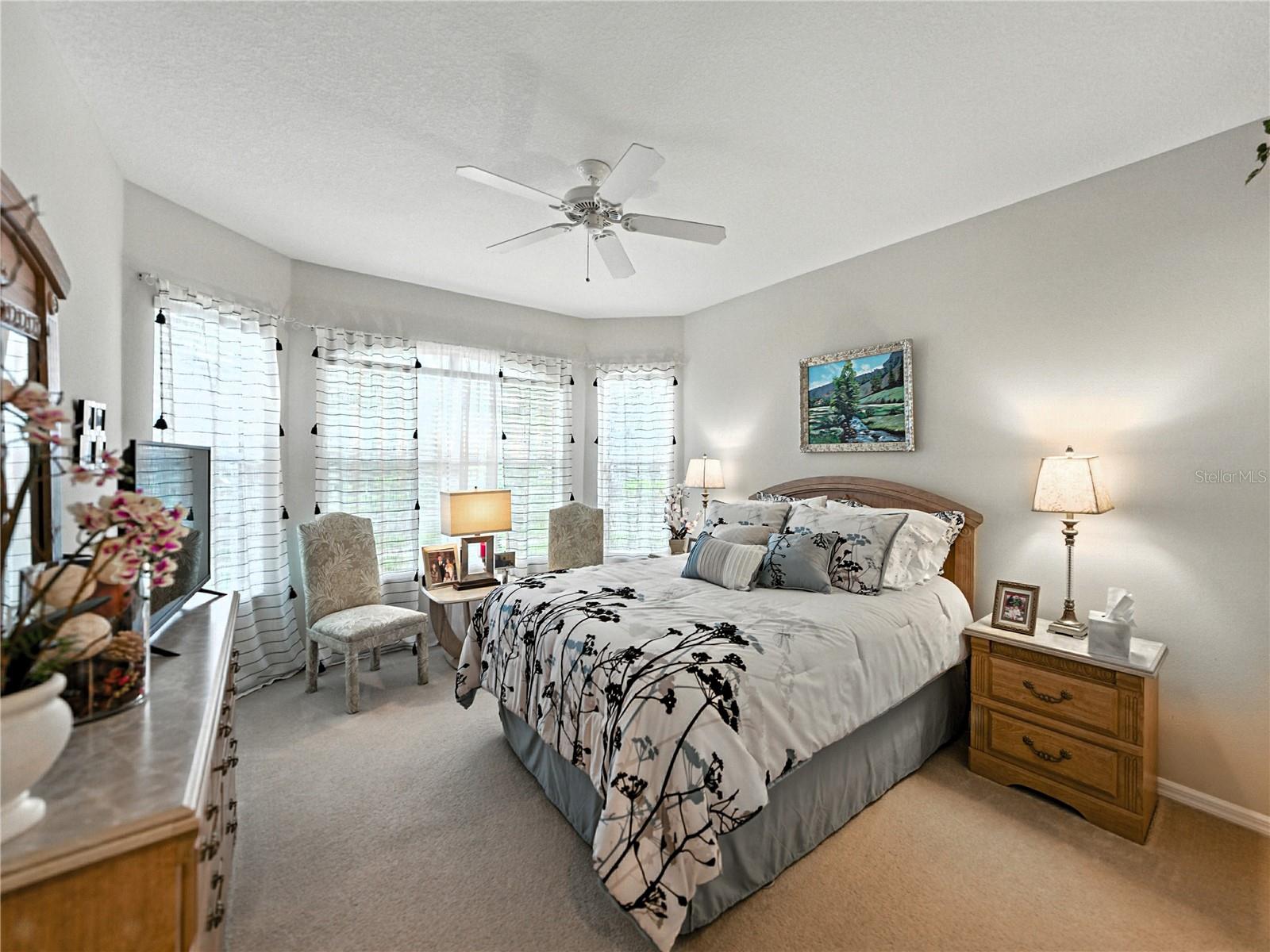 Bedroom 2 with bay window