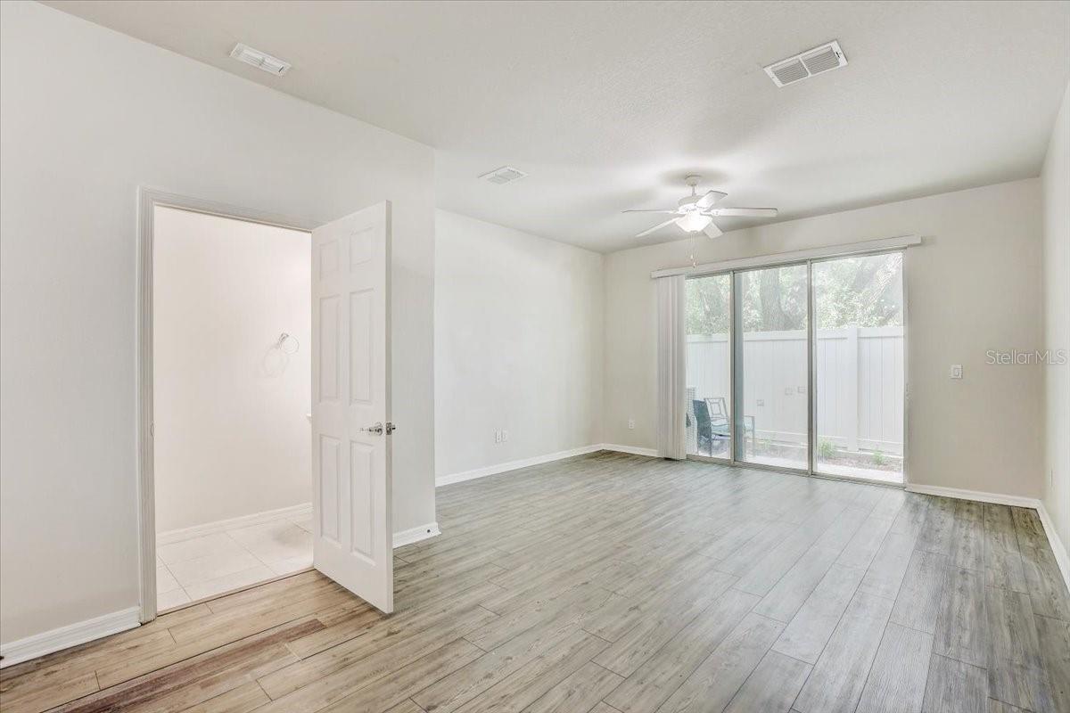 Half Bathroom, Living Room