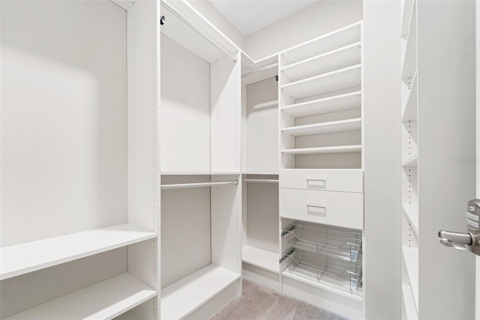 Second bedroom suite walk-in custom closet