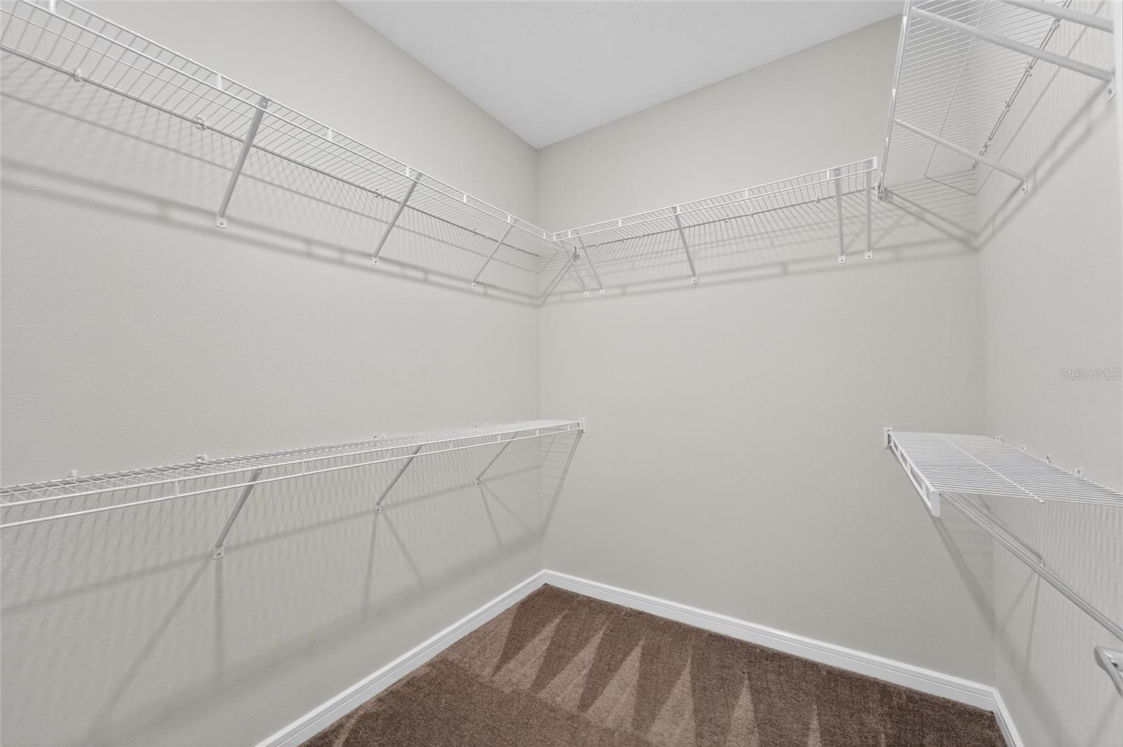 Primary walk in closet
