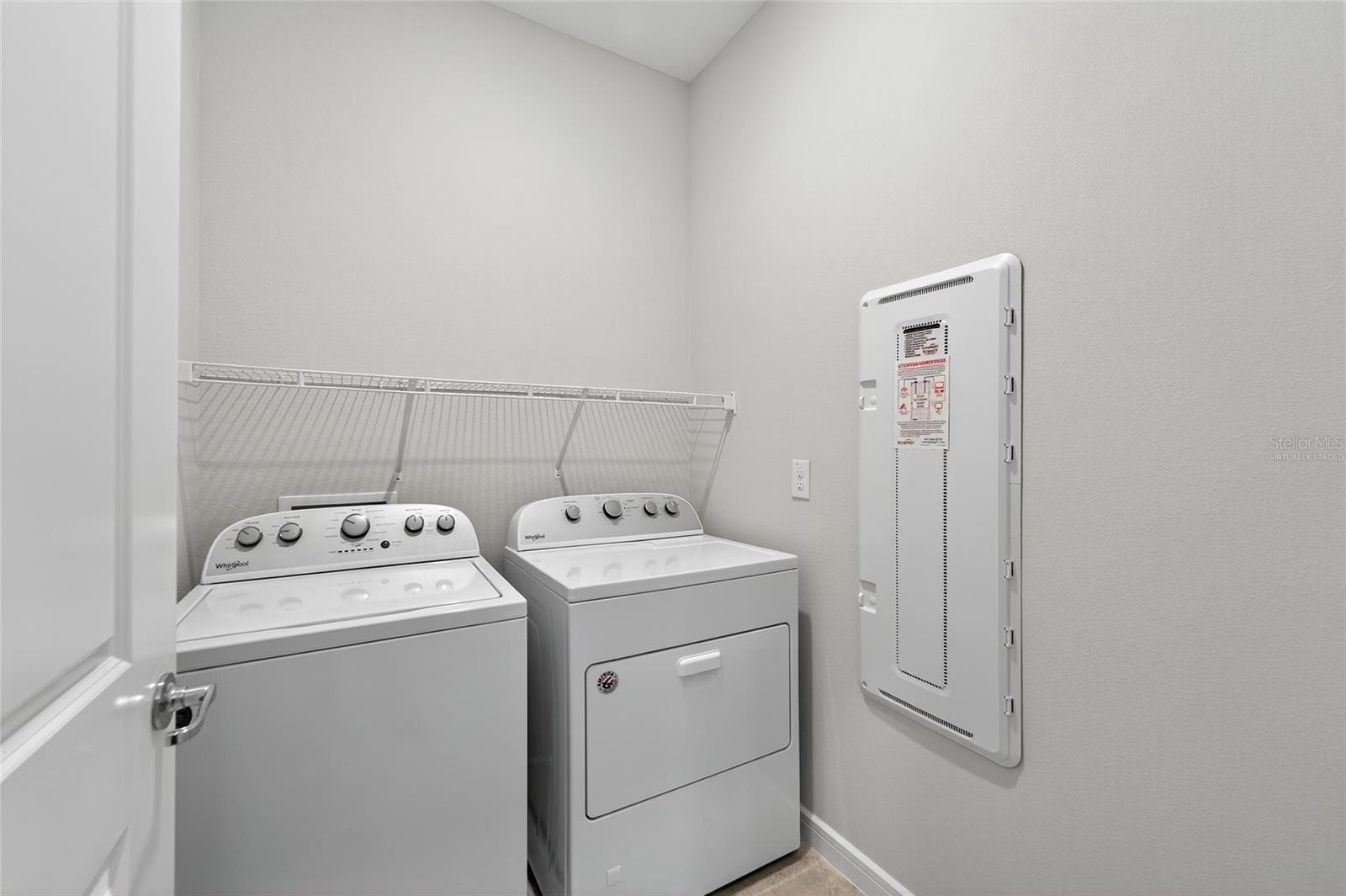 virtually staged guest bedroom