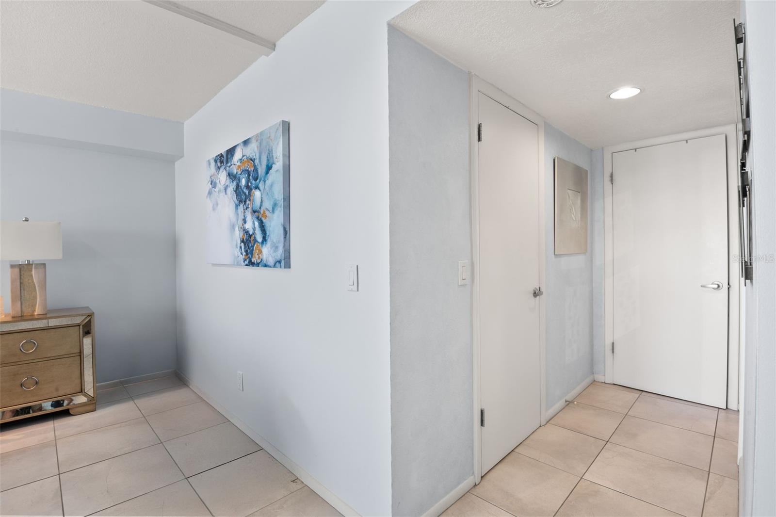 French doors that lead into the primary suite