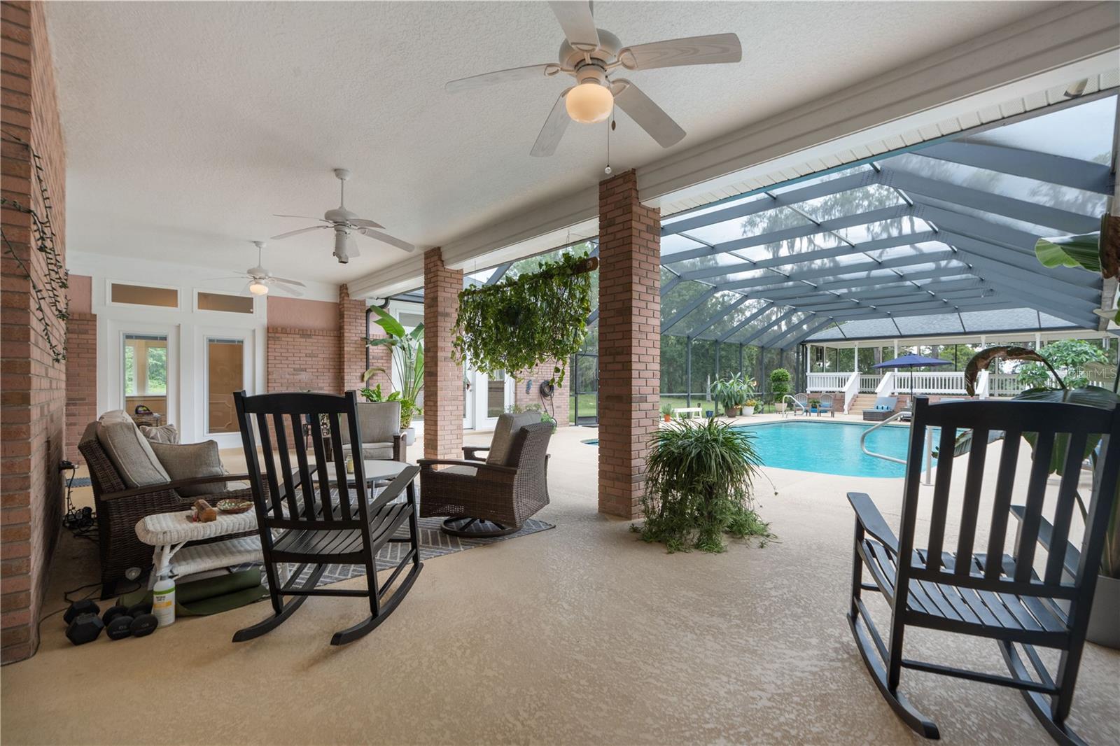 Covered Pool area