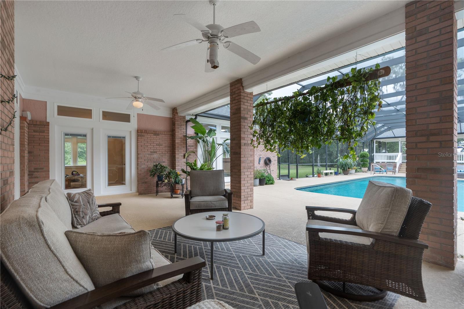 Covered Pool area