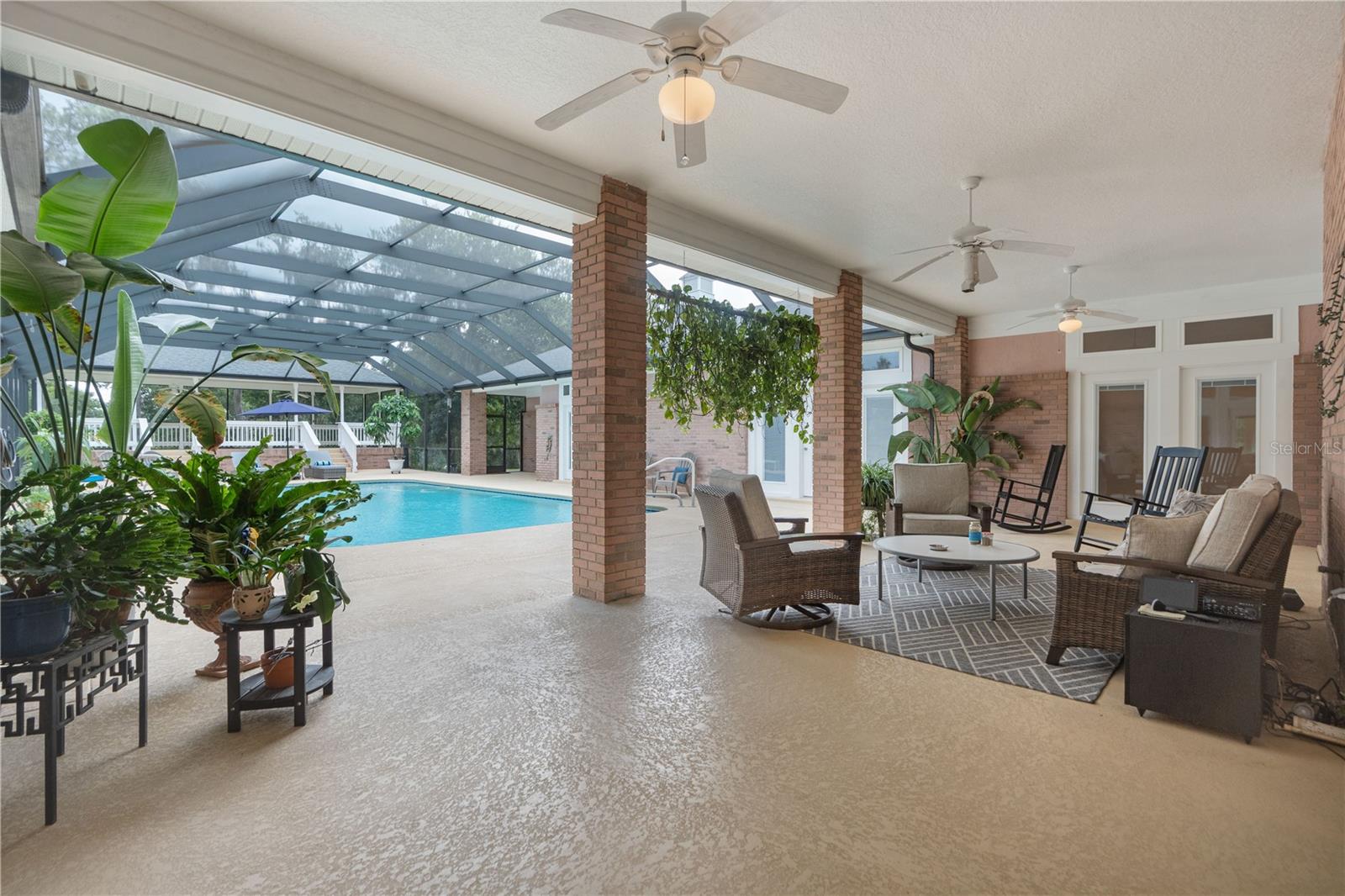 Covered Pool area
