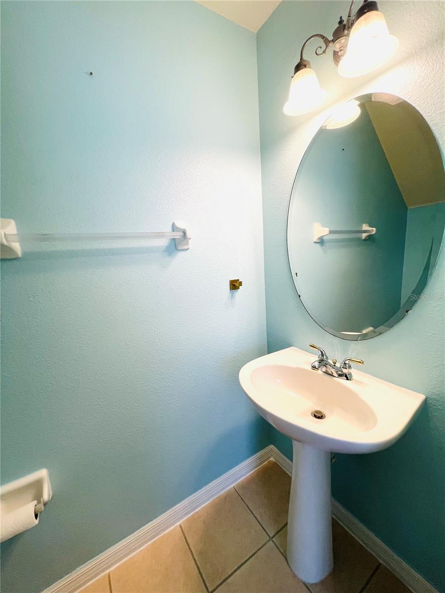 1/2 Bath on first floor