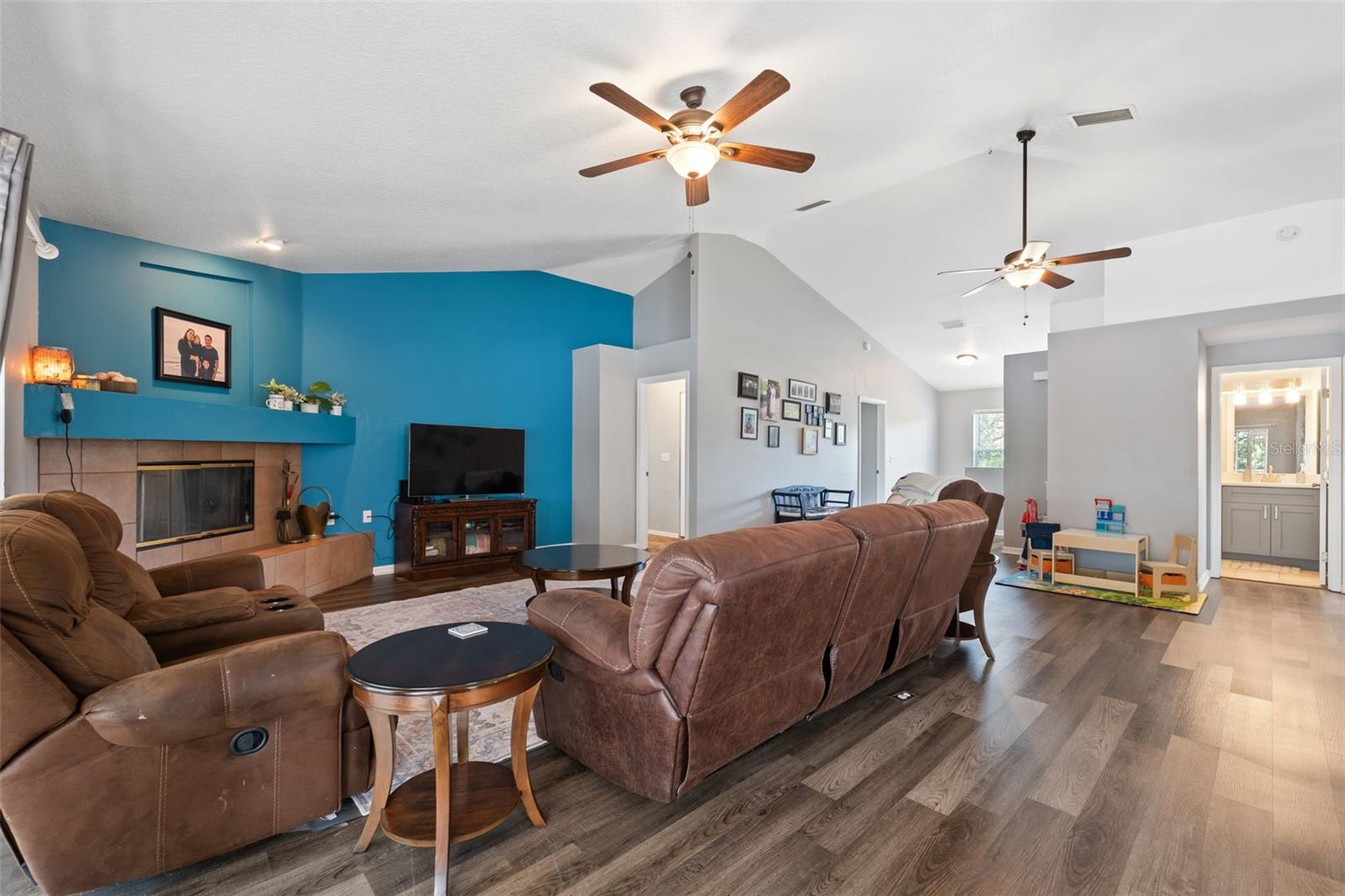 Second floor living room