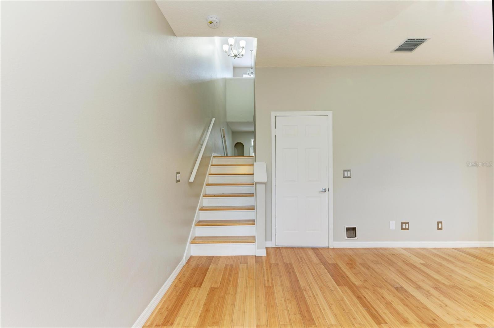 First-floor flex space ideal for an office, loft, fitness room, or bedroom.