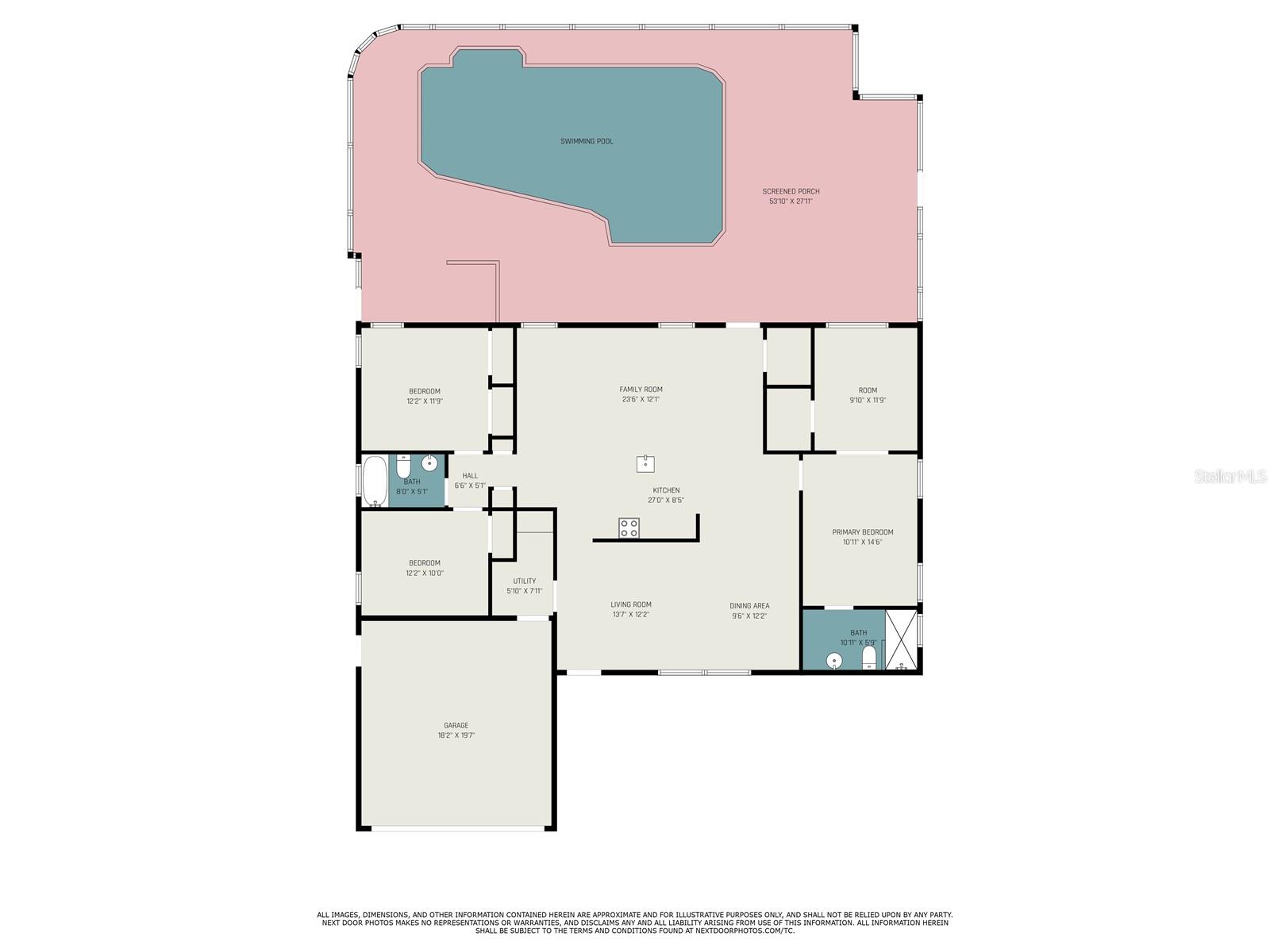 Room sizes are approximate!