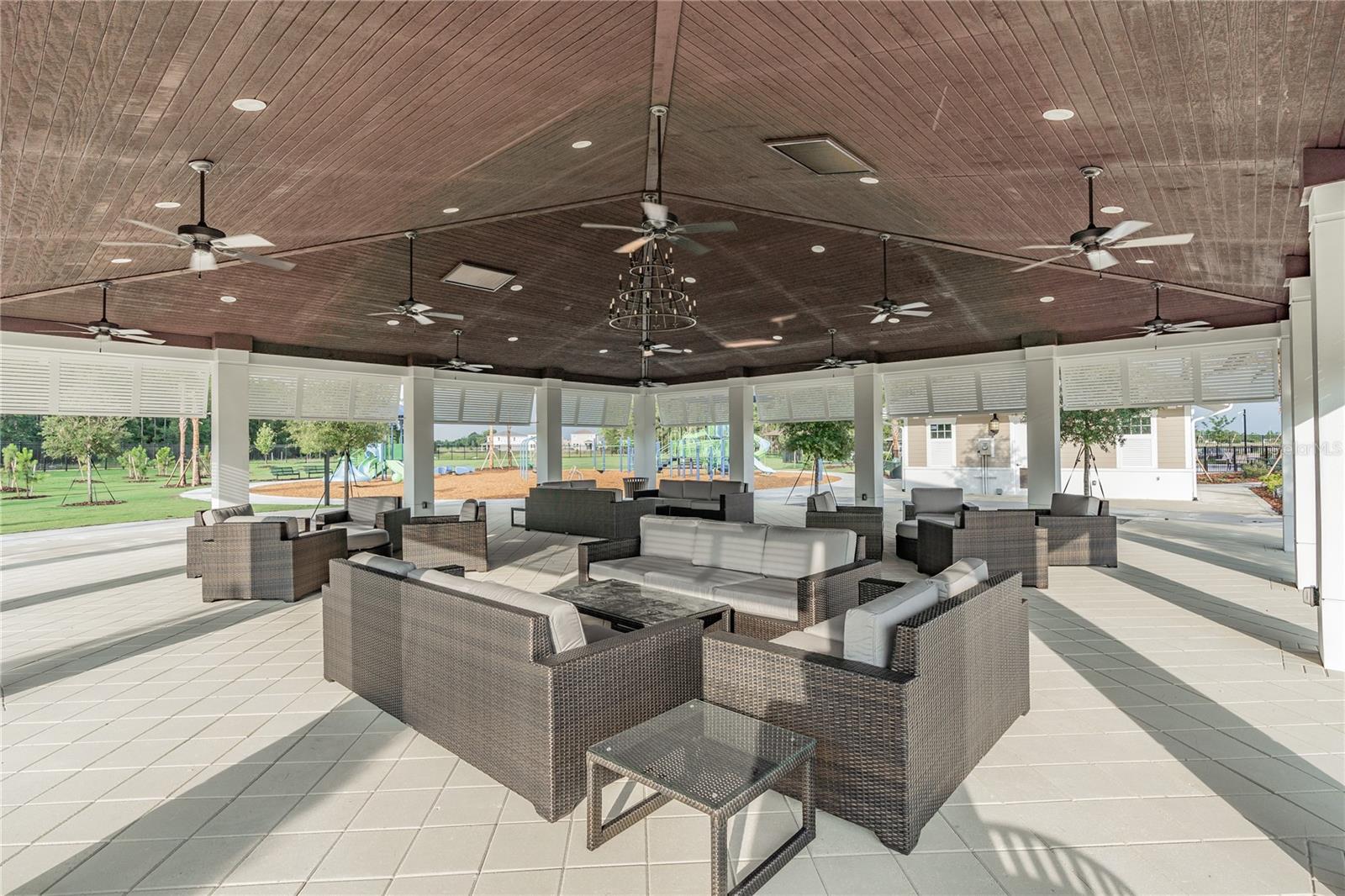 Outdoor entertainment area to enjoy with friends and family