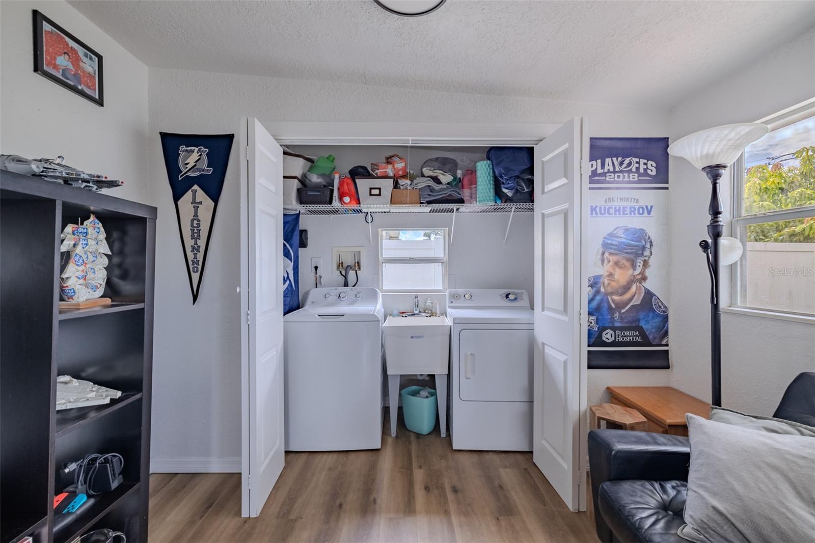 Inside laundry