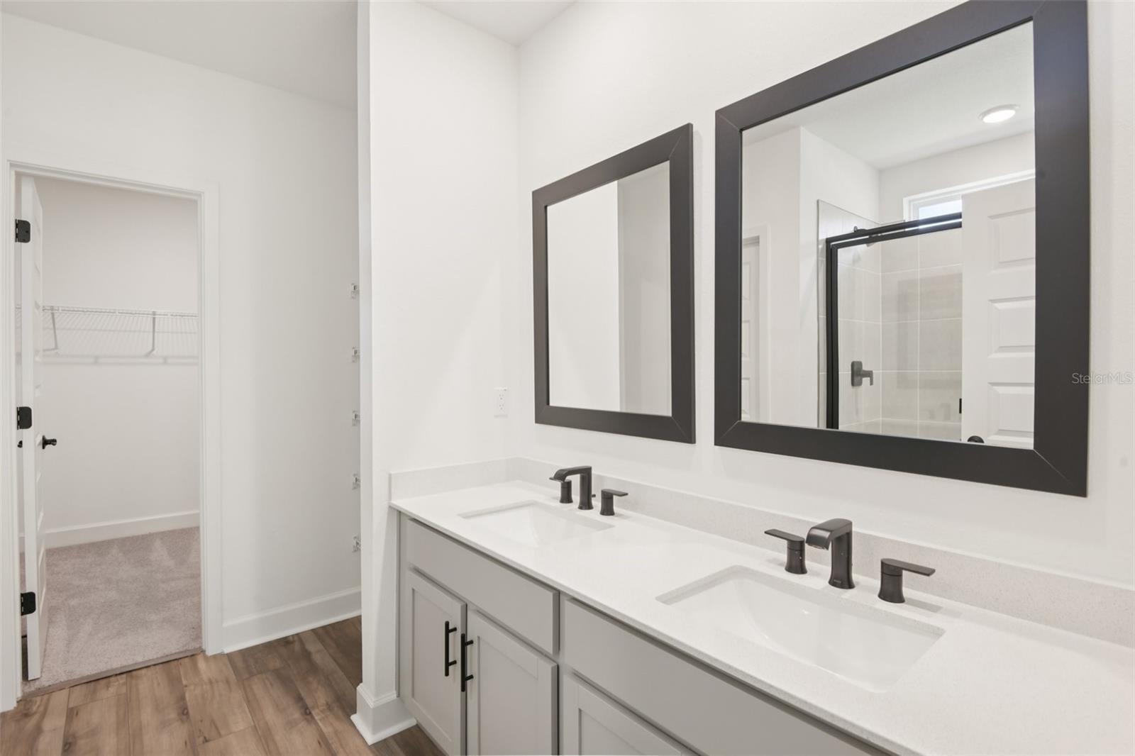 The Primary bathroom