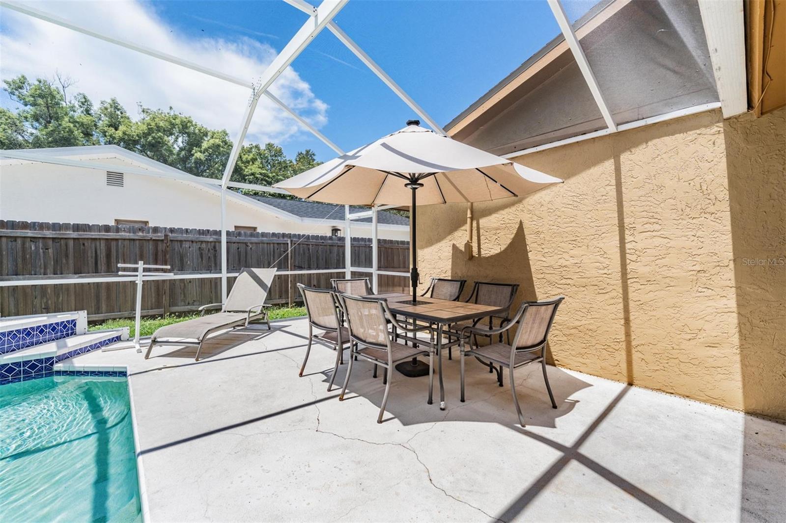 Deck area