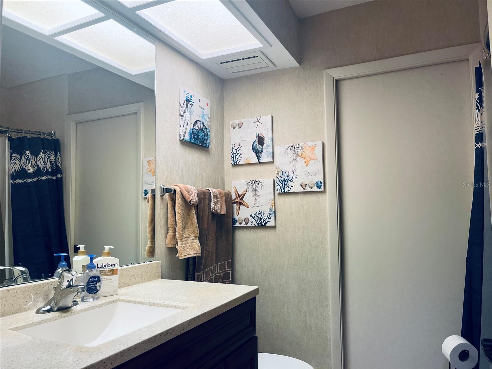 Guest Bathroom accessible from hall OR Guest Bedroom!