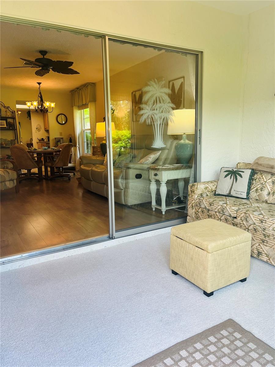 Standing in Lanai looking back into your Living Room!