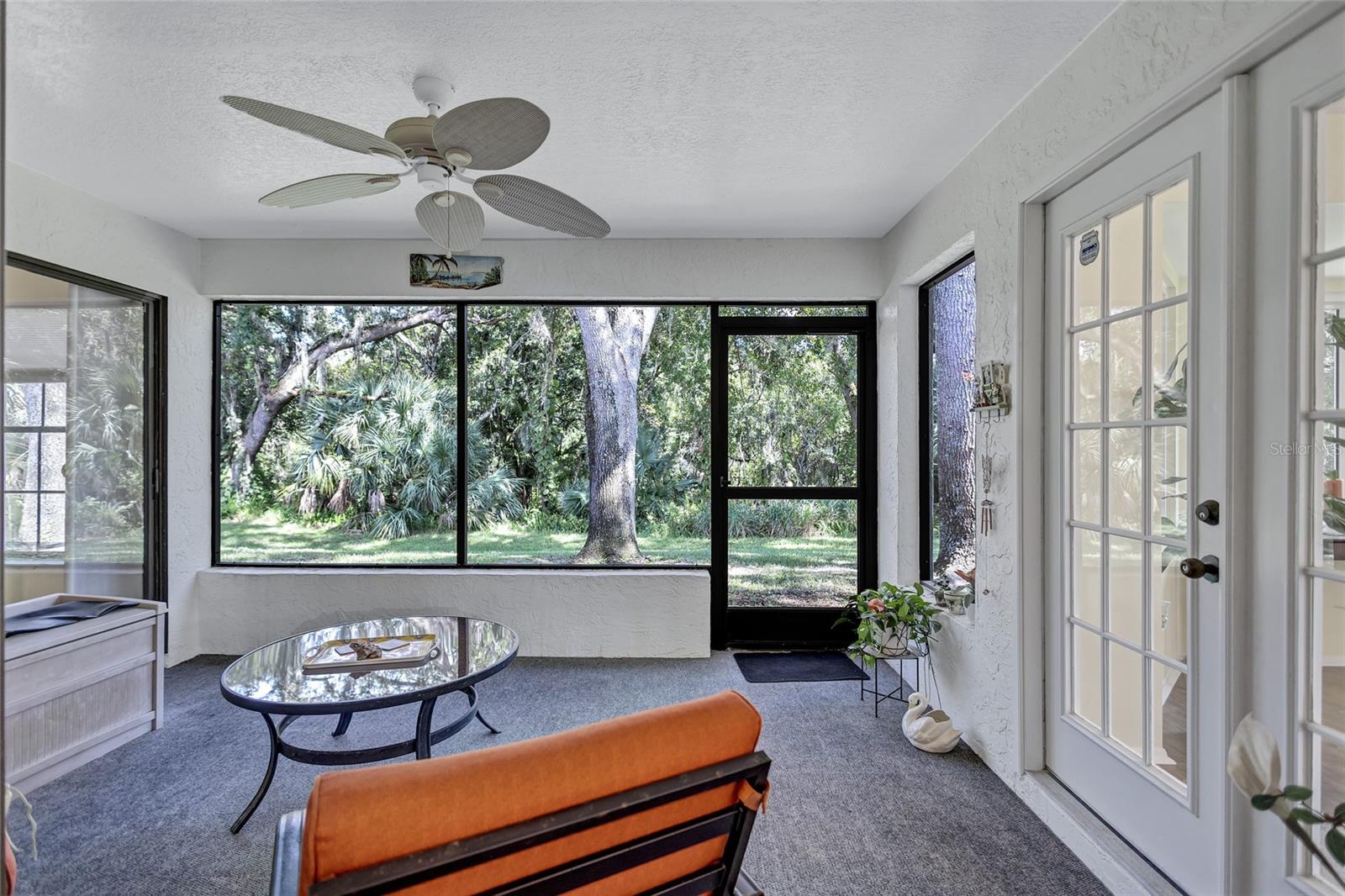 Lanai surrounded by privacy