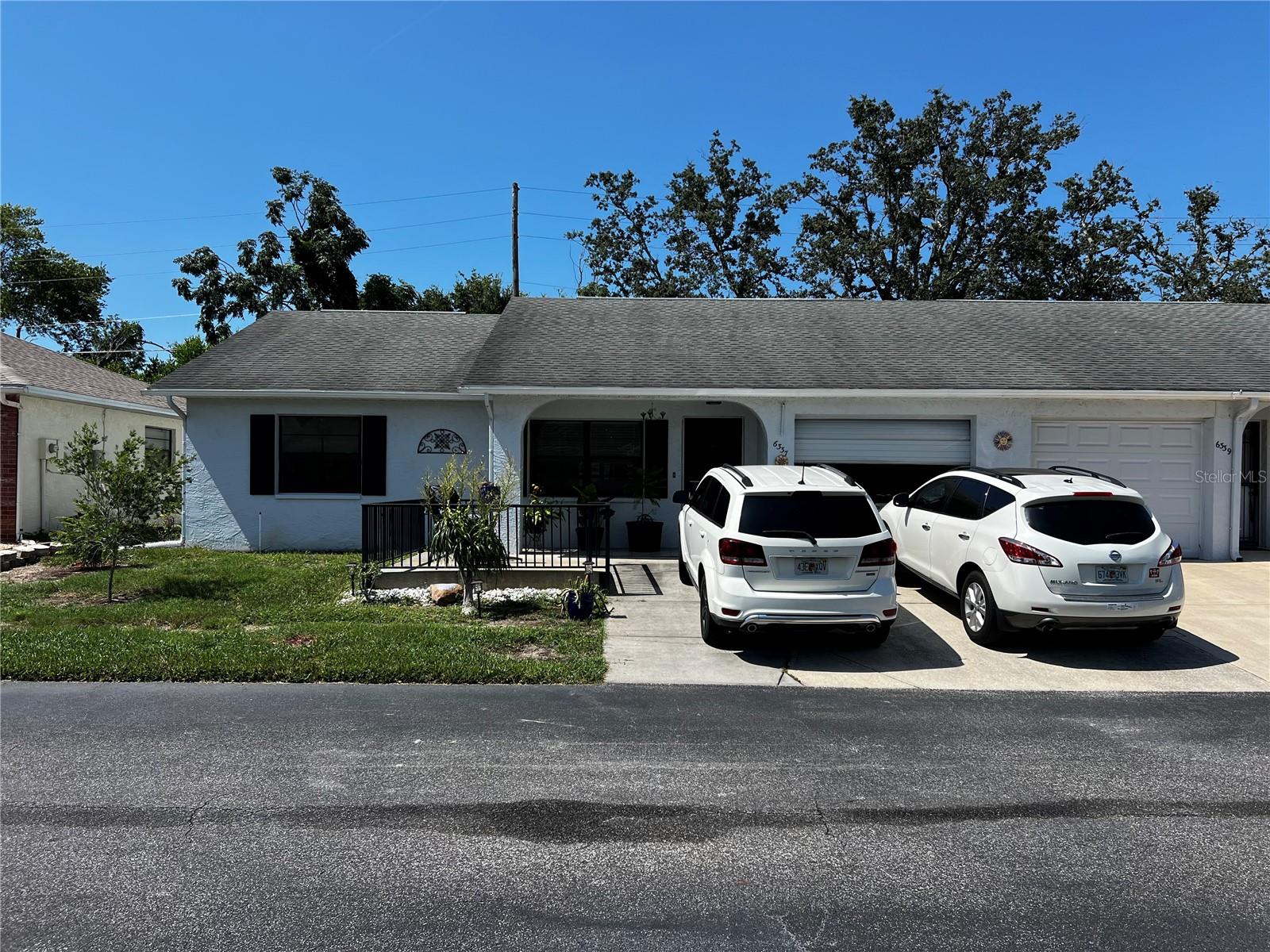 Front of Villa