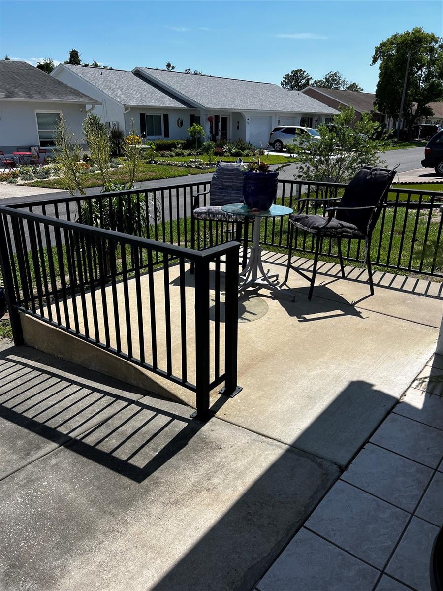 Fenced Patio