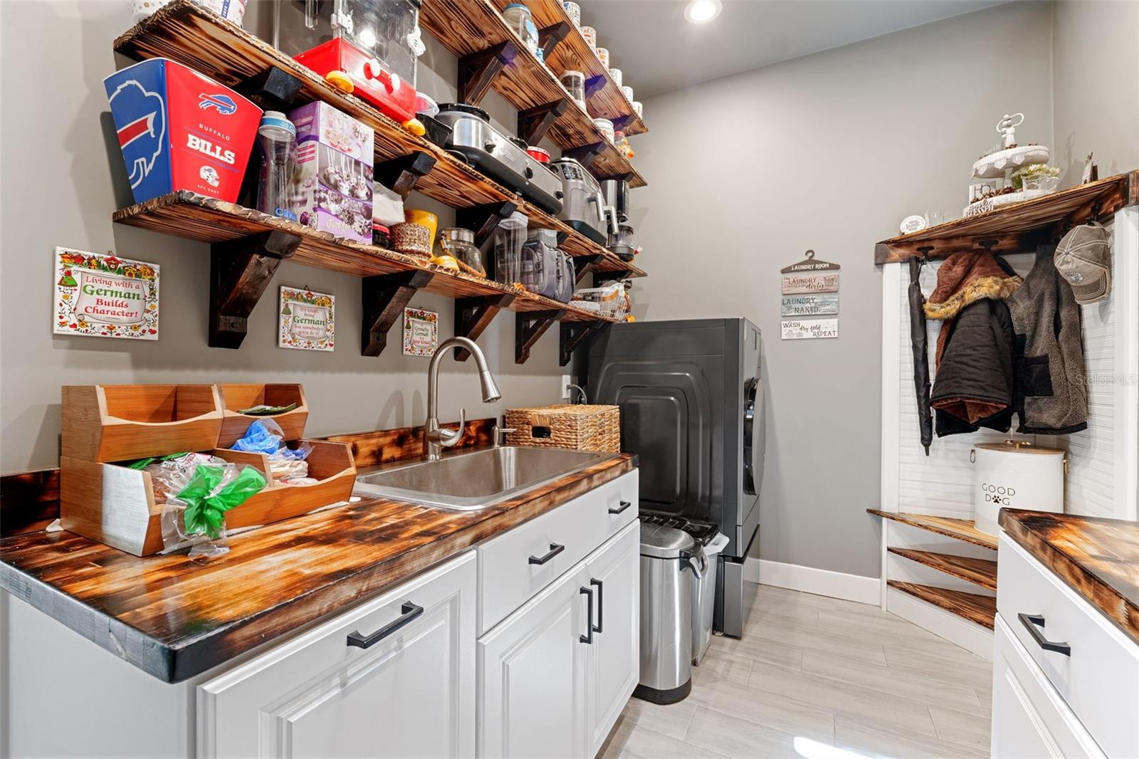 Hidden Butler Pantry
