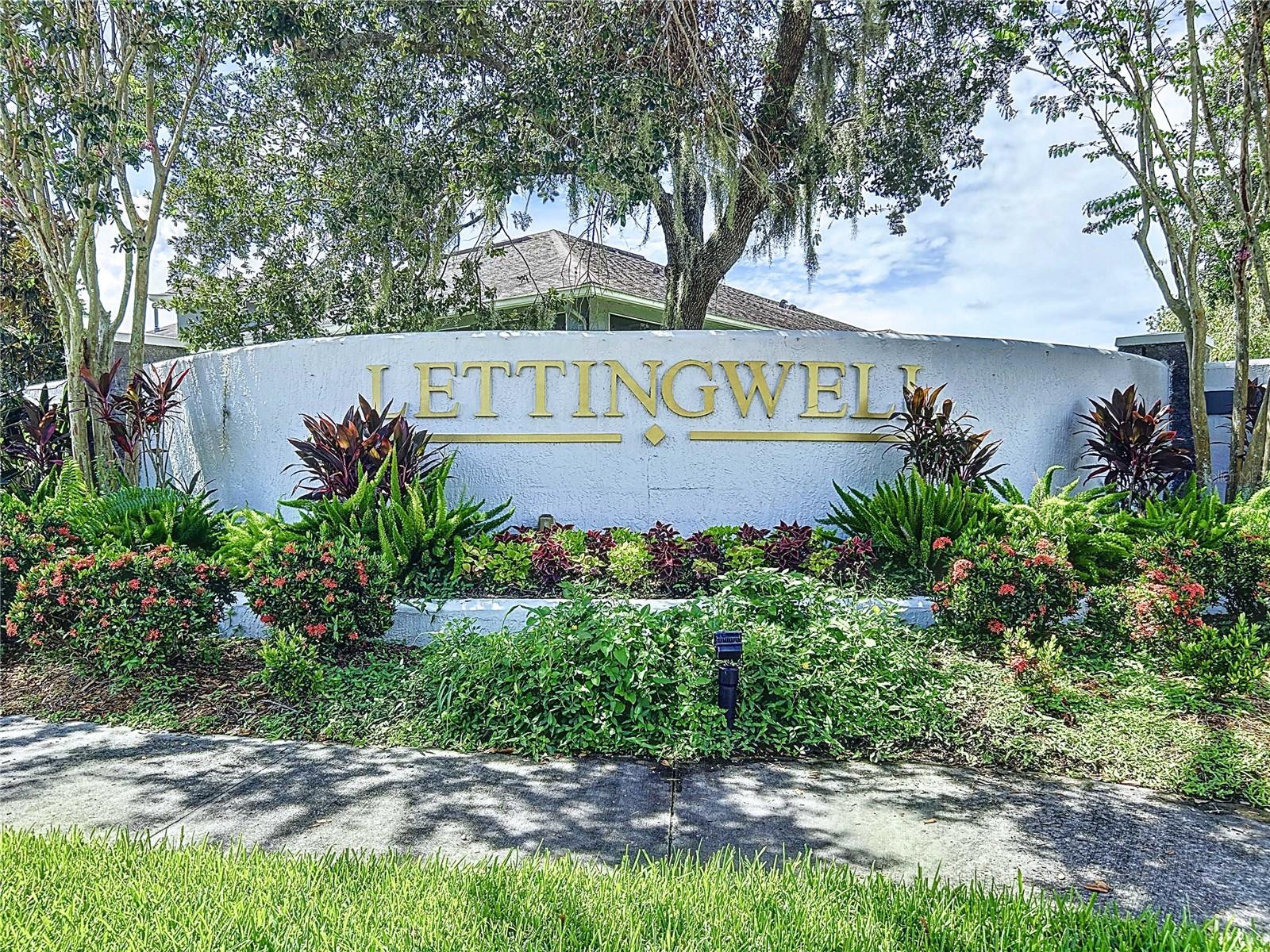 Lettingwell entrance sign