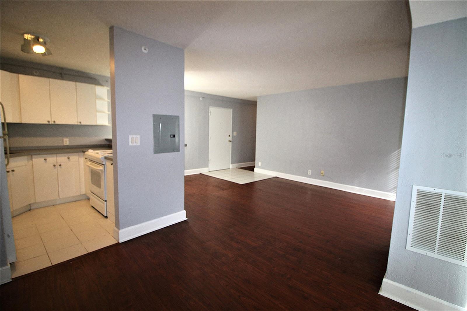From dining area