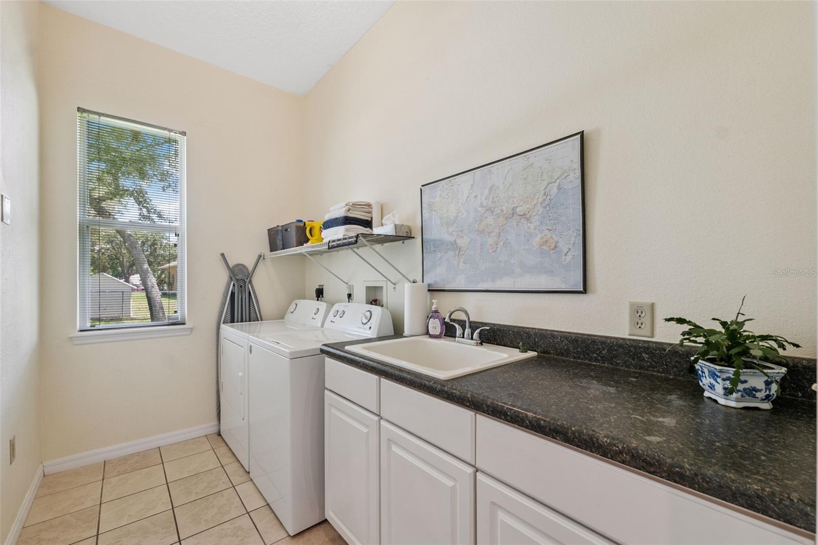 Laundry room off of the Kitchen