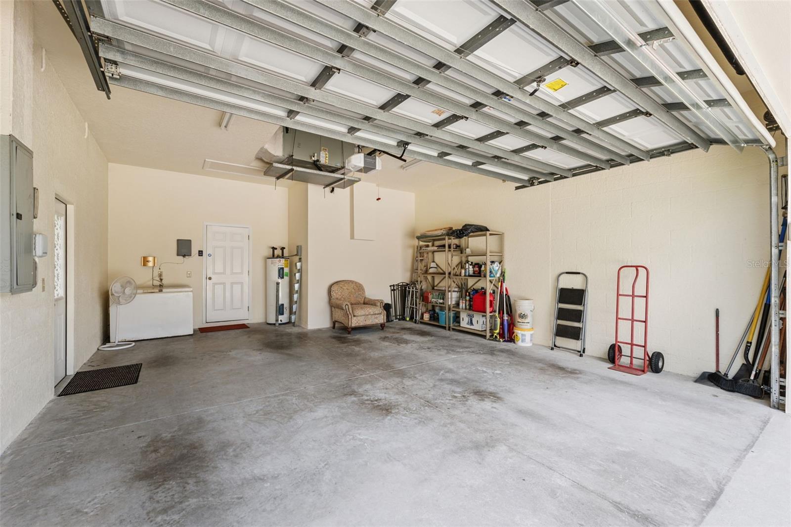 Roomy 2 car garage