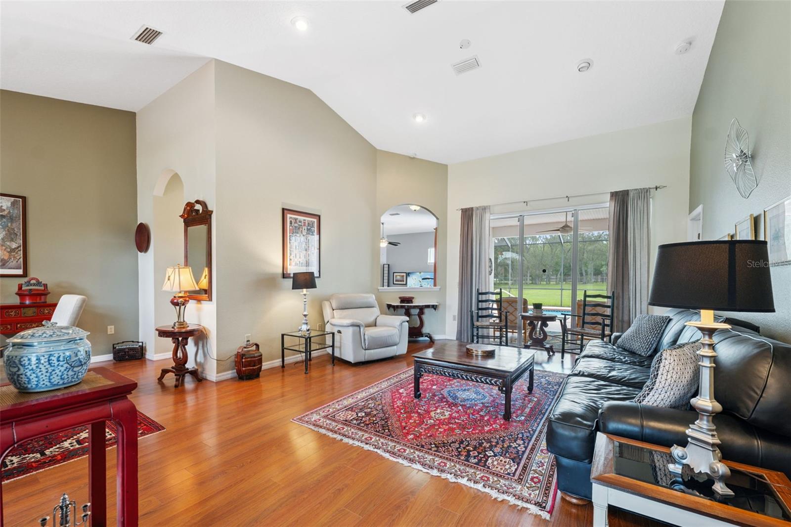 Living room leading to Master Suite