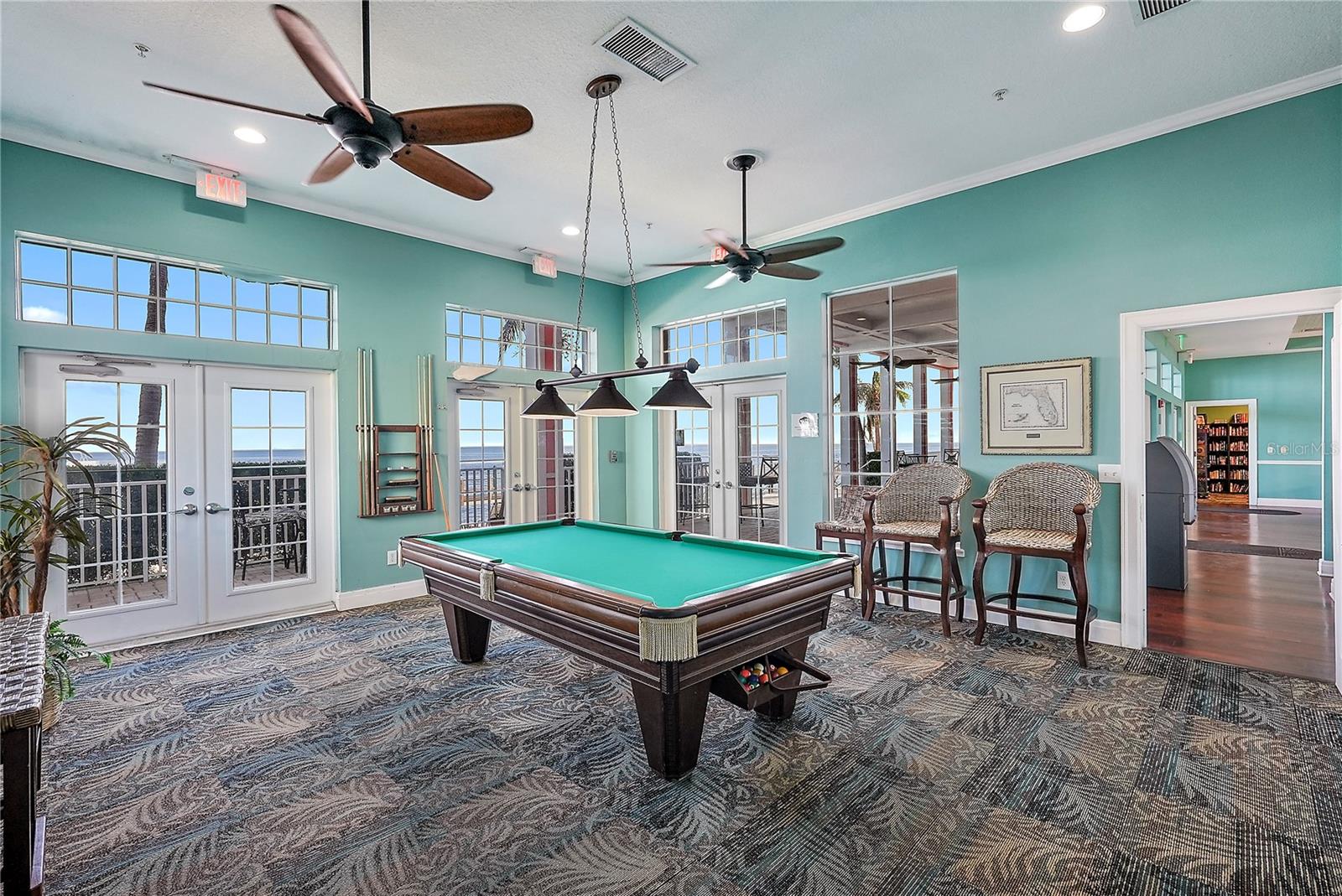 Billiard room