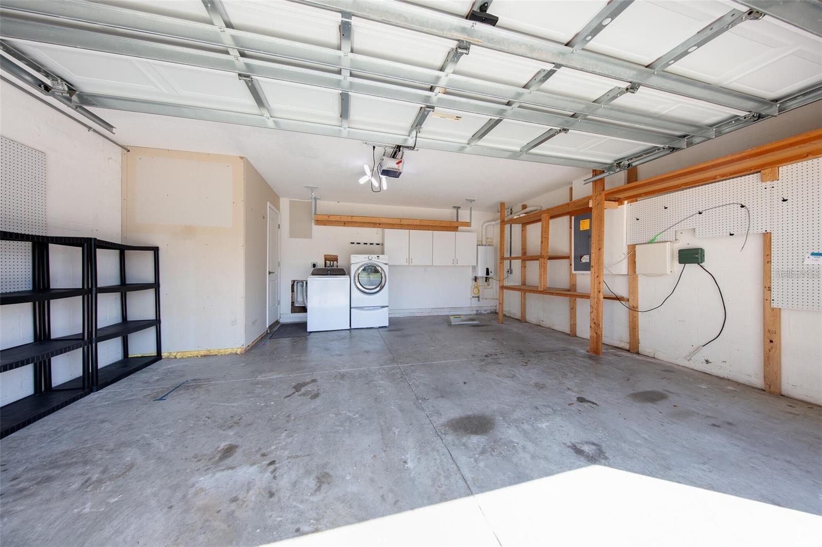2 car garage and laundry area- washer and dryer included!