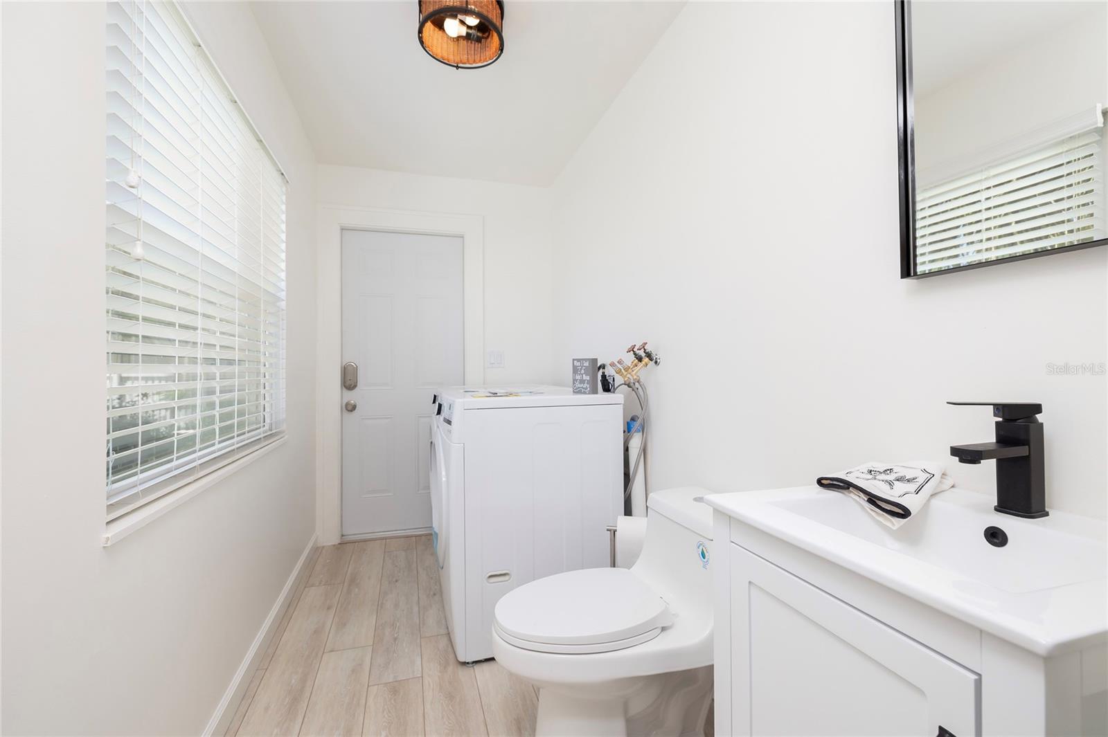 Laundry / Half Bath Combo
