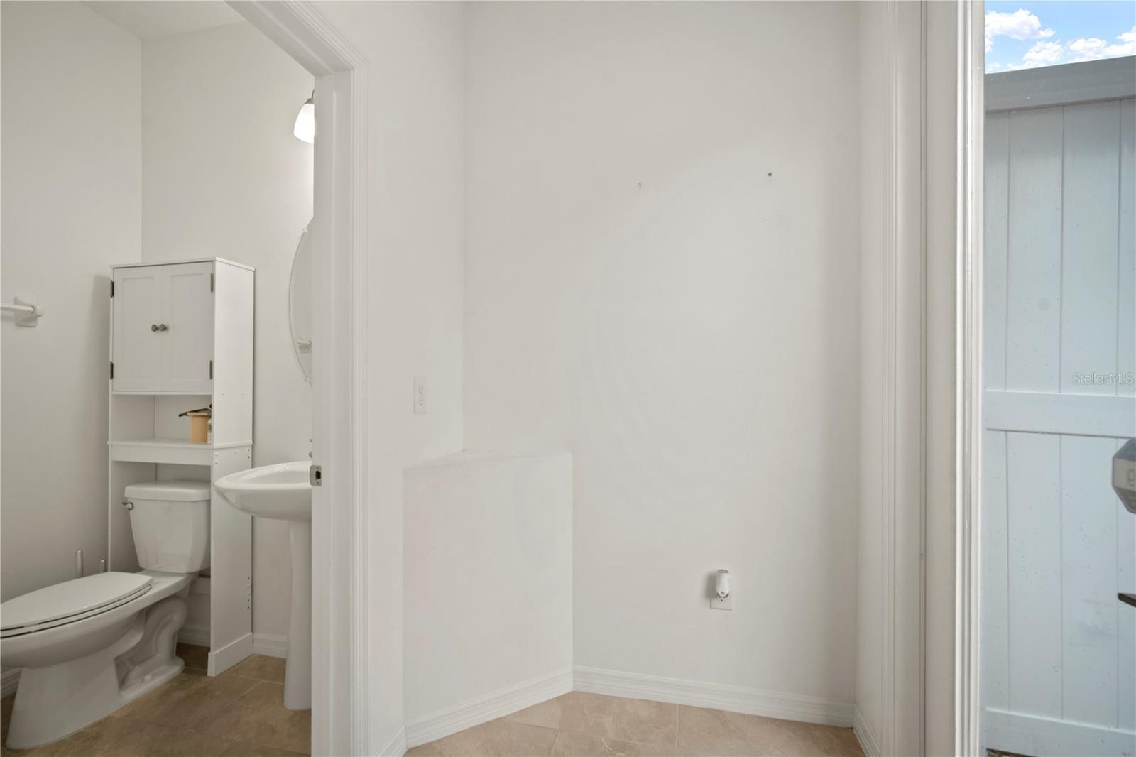 Guest Half Bath on Main Level