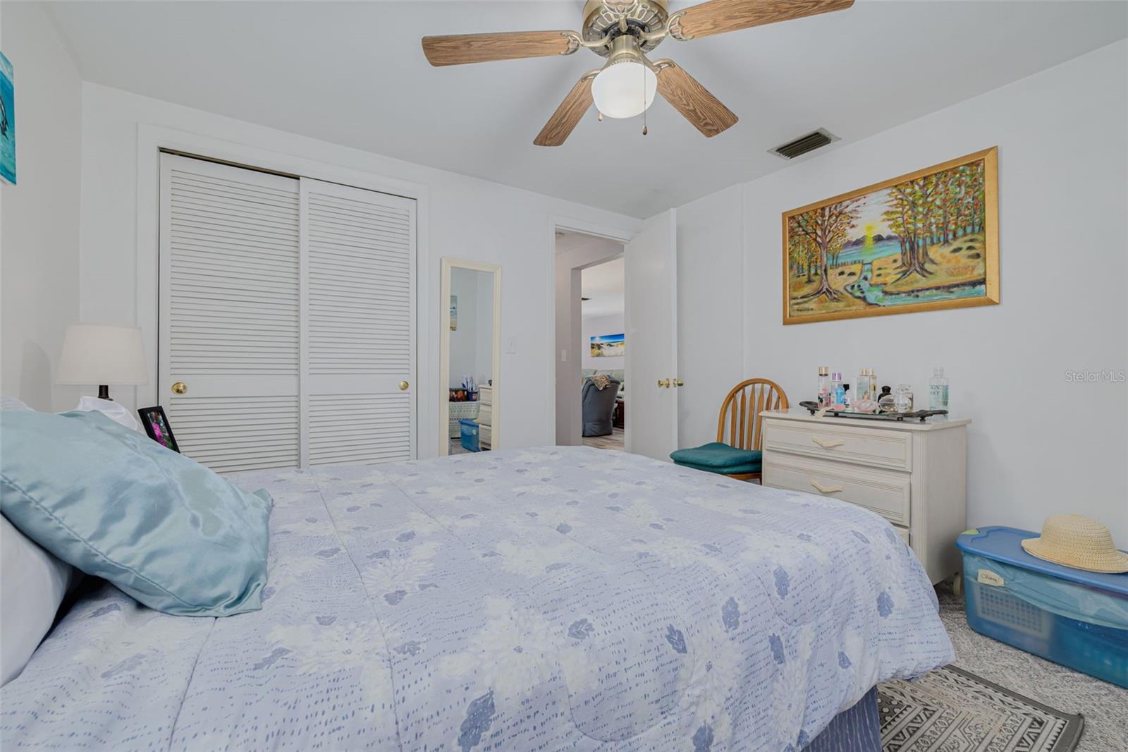 2nd Bedroom with built in closet.