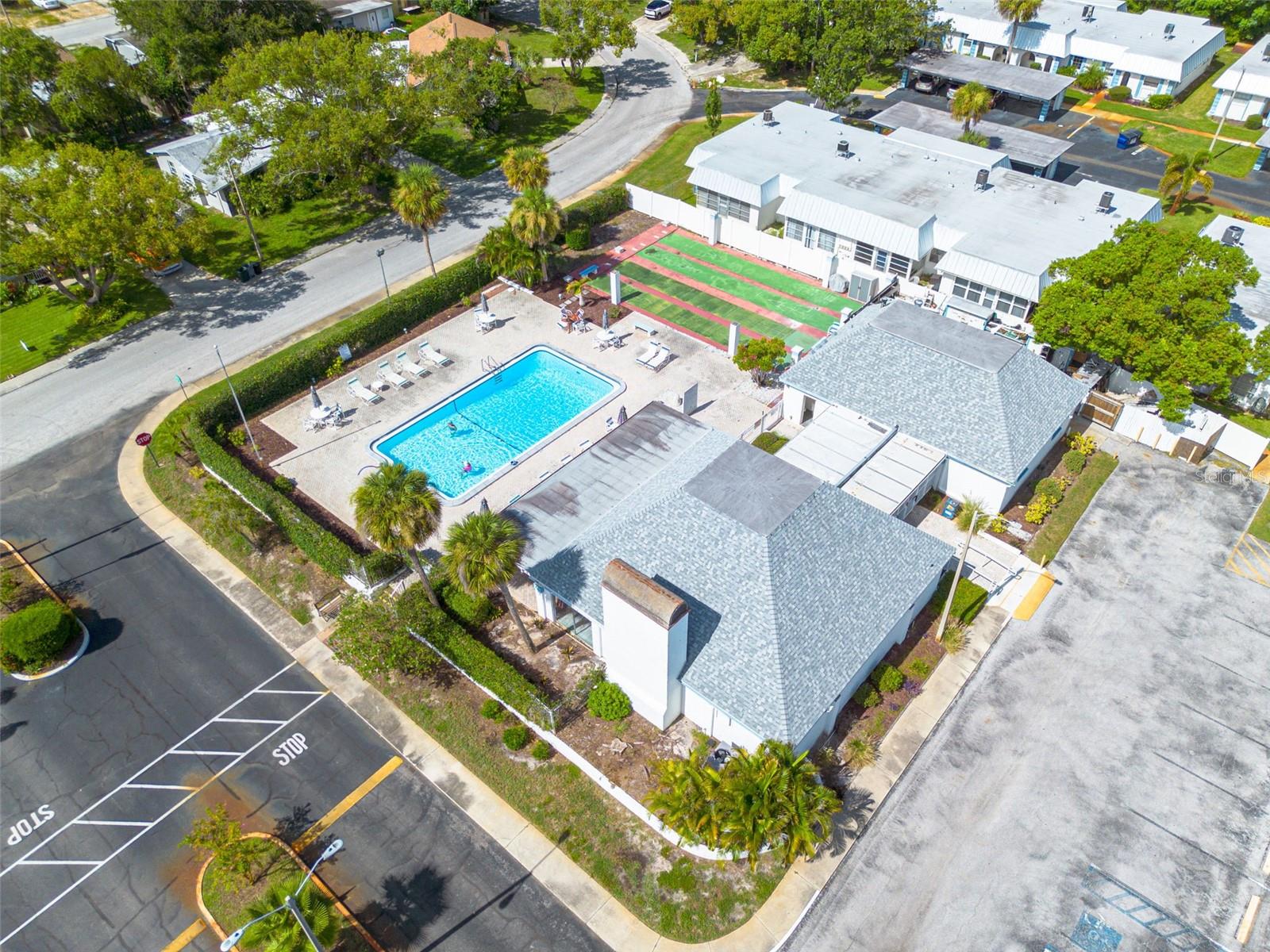Community Pool view.