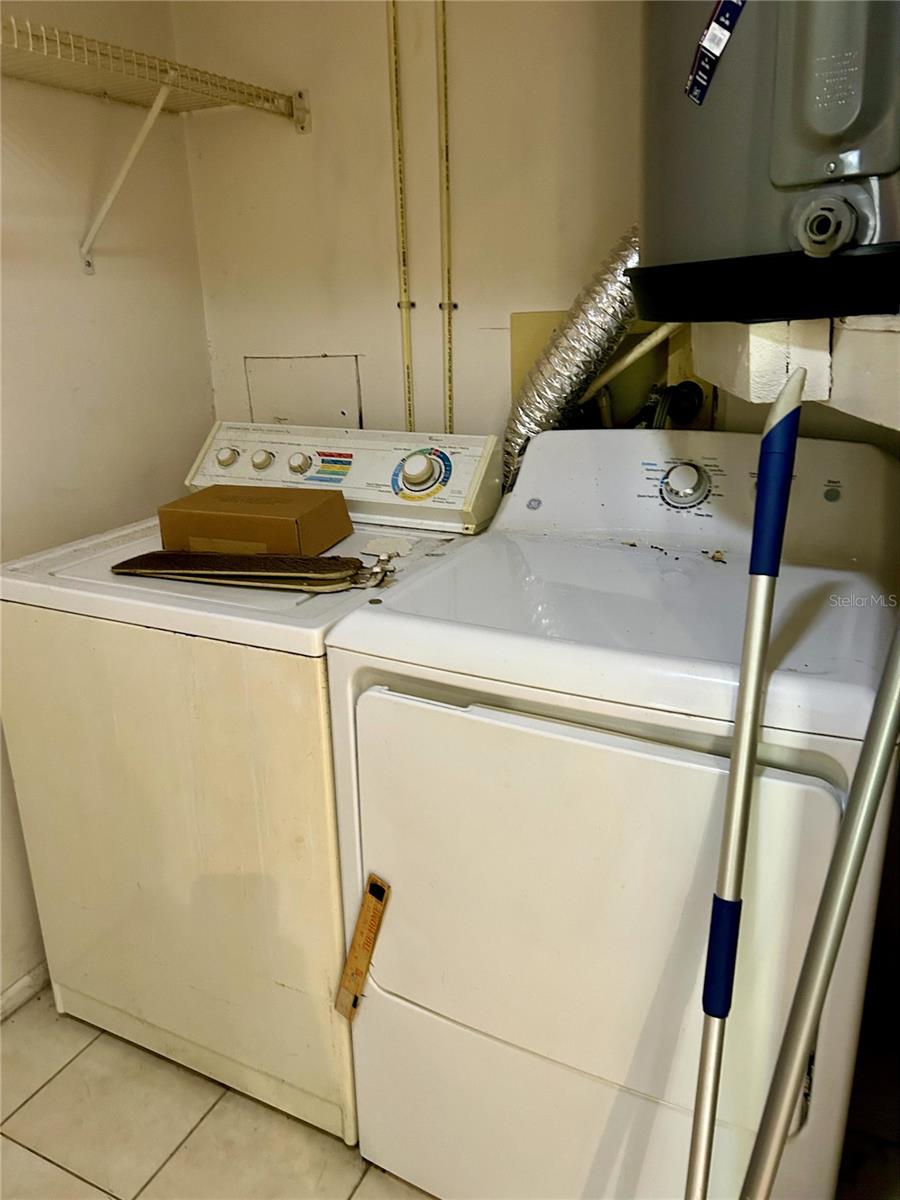 Washer and dryer