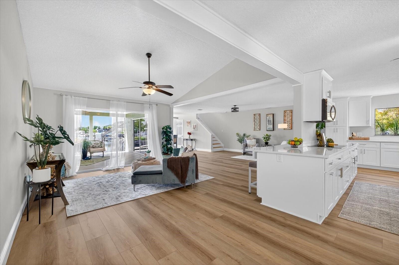 Wide open views as soon as you open the door!